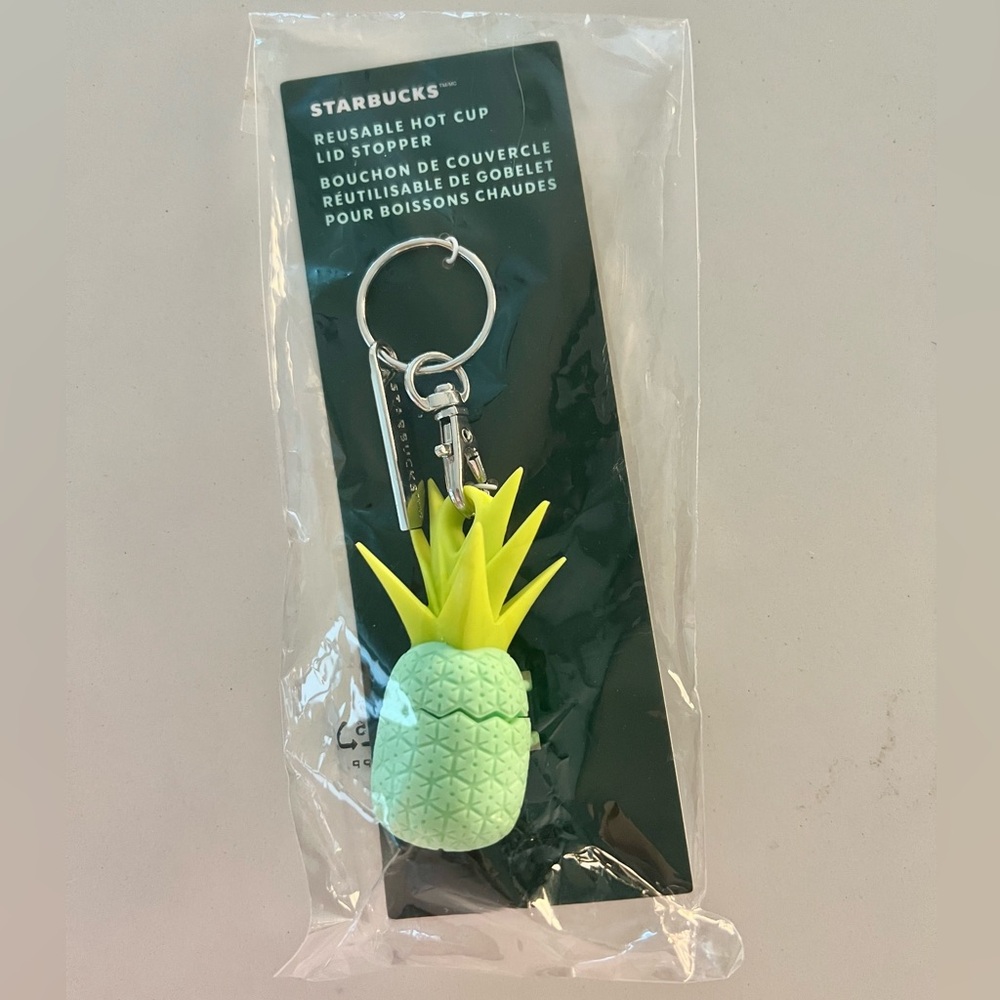 Starbucks Reusable Hot Cup Lip Stopper — Pineapple